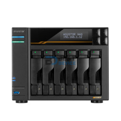 NAS ASUSTOR AS6806T QC 2.3/6BAY/16G/4-GBLAN/4 M.2/2USB4/3USB3.2