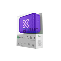 PARLANTE KLIP XTREME 6W KBS-025PR NITRO BT/BAT/IPX7/TWS/PUR