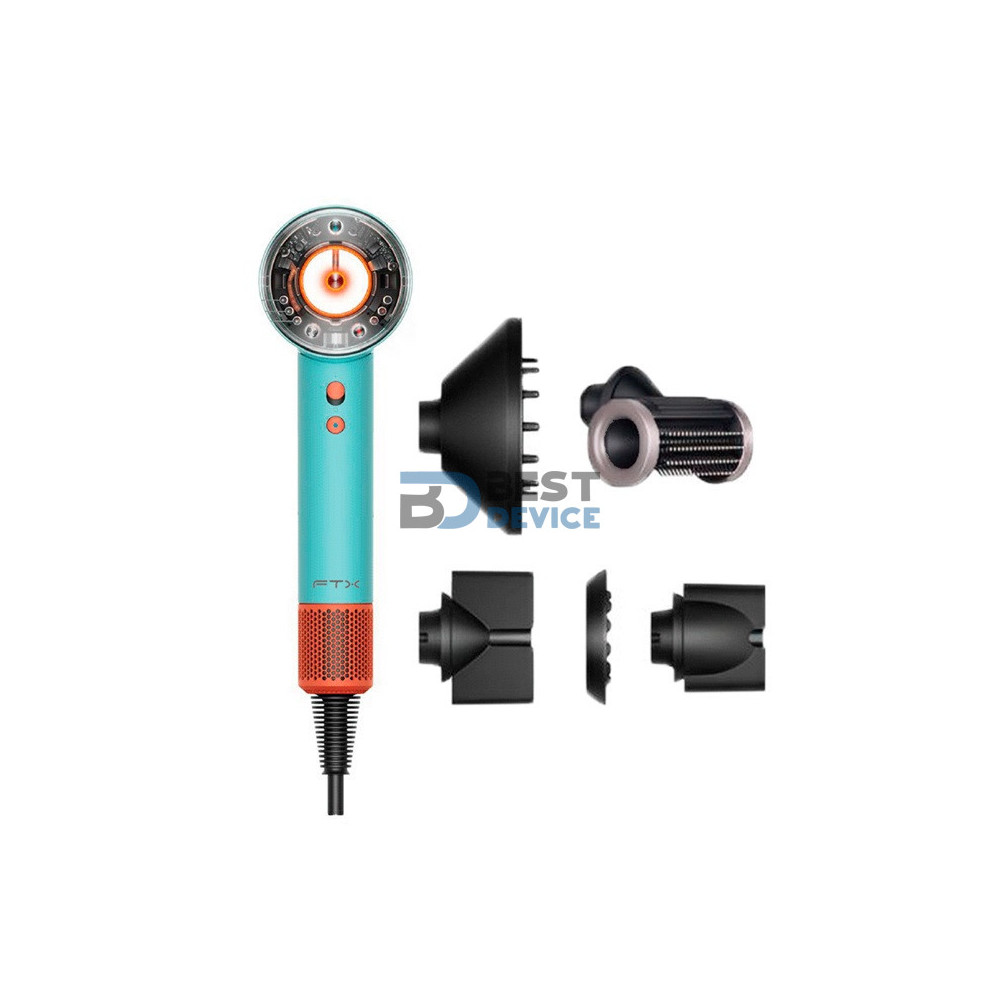 SECADOR DE CABELLO FTX SUPERSONIC NURAL 1600W/220V/TURQUESA 128199