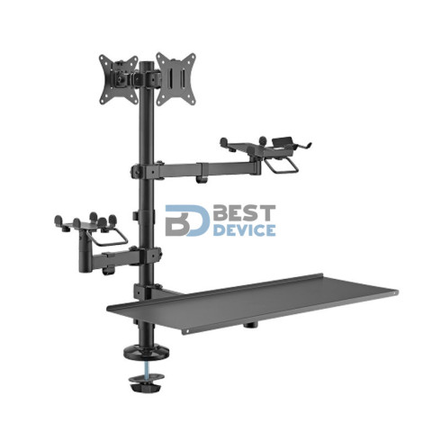 SOPORTE FTX PARA POS+ IMPRESORA+ 2 MONITORES 17" A 32"+ SCANNER FTX-02LD