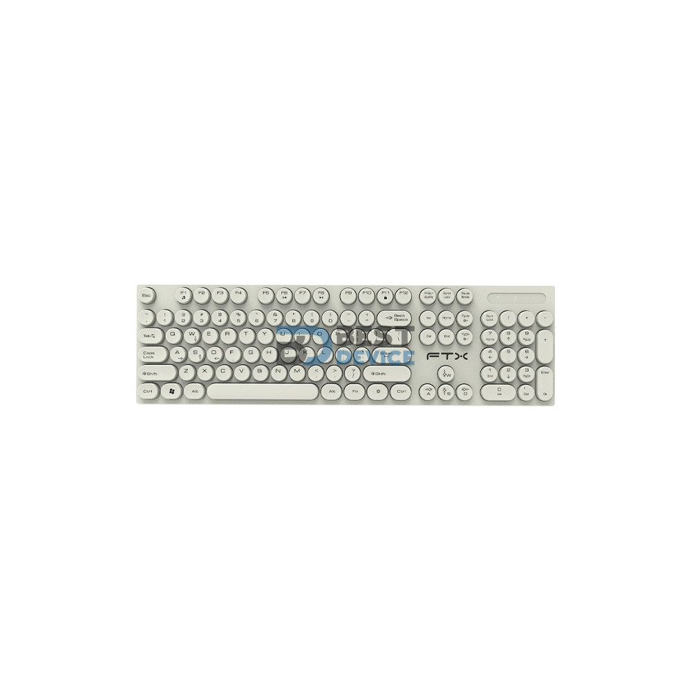 TECLADO USB FTXK22 POR/BLAN