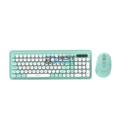 TECLADO+MOUSE WIR/BT FTXGK02 NUM/ESP/VERD 106159