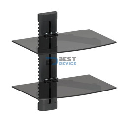 BASE DE PARED ARGOMTECH ARG-BR-8222 ESTANTES DOBLE