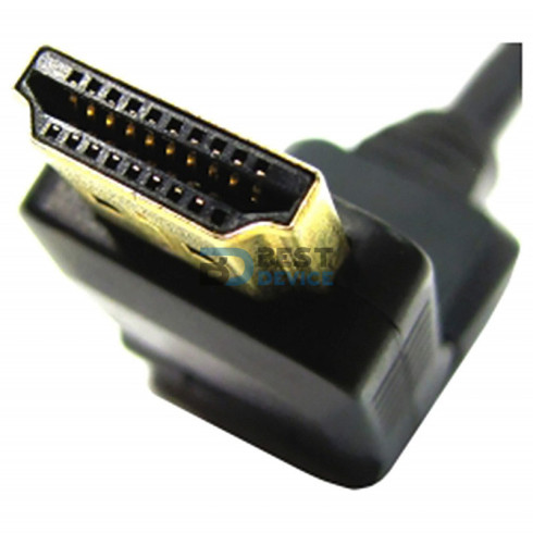 CABLE ARGOMTECH ARG-CB-1910 HDMI A HDMI 180º 1.8M DORADO