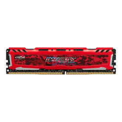 MEMORIA RAM CRUCIAL DDR4 4GB 2400 MHZ BALLISTIX GAMING ROJO