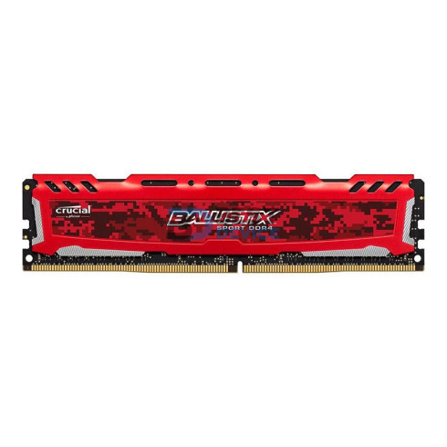 MEMORIA RAM CRUCIAL DDR4 4GB 2400 MHZ BALLISTIX GAMING ROJO