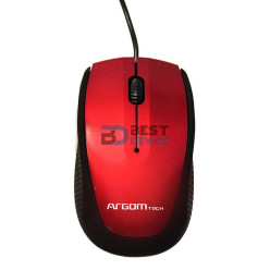 MOUSE ARGOMTECH ARG-MS-0014R ROJO