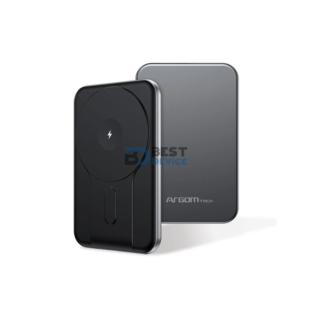 CARGADOR MAGNETICO PORTATIL ARGOMTECH ARG-PB-1160SL TYPO-C 5000 MAH