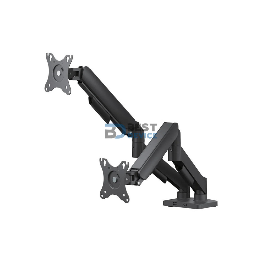 SOPORTE DE ESCRITORIO PARA 2 MONITORES DE 17"-32" ARGOMTECH ARG-BR-1615