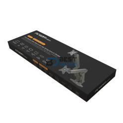 SOPORTE DE ESCRITORIO PARA 2 MONITORES DE 17"-32" ARGOMTECH ARG-BR-1615