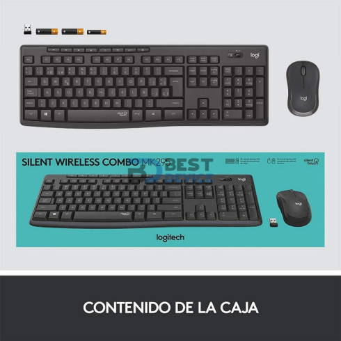 TECLADO LOGITECH 920-009792 MK295 COMBO WIR GRAFITO