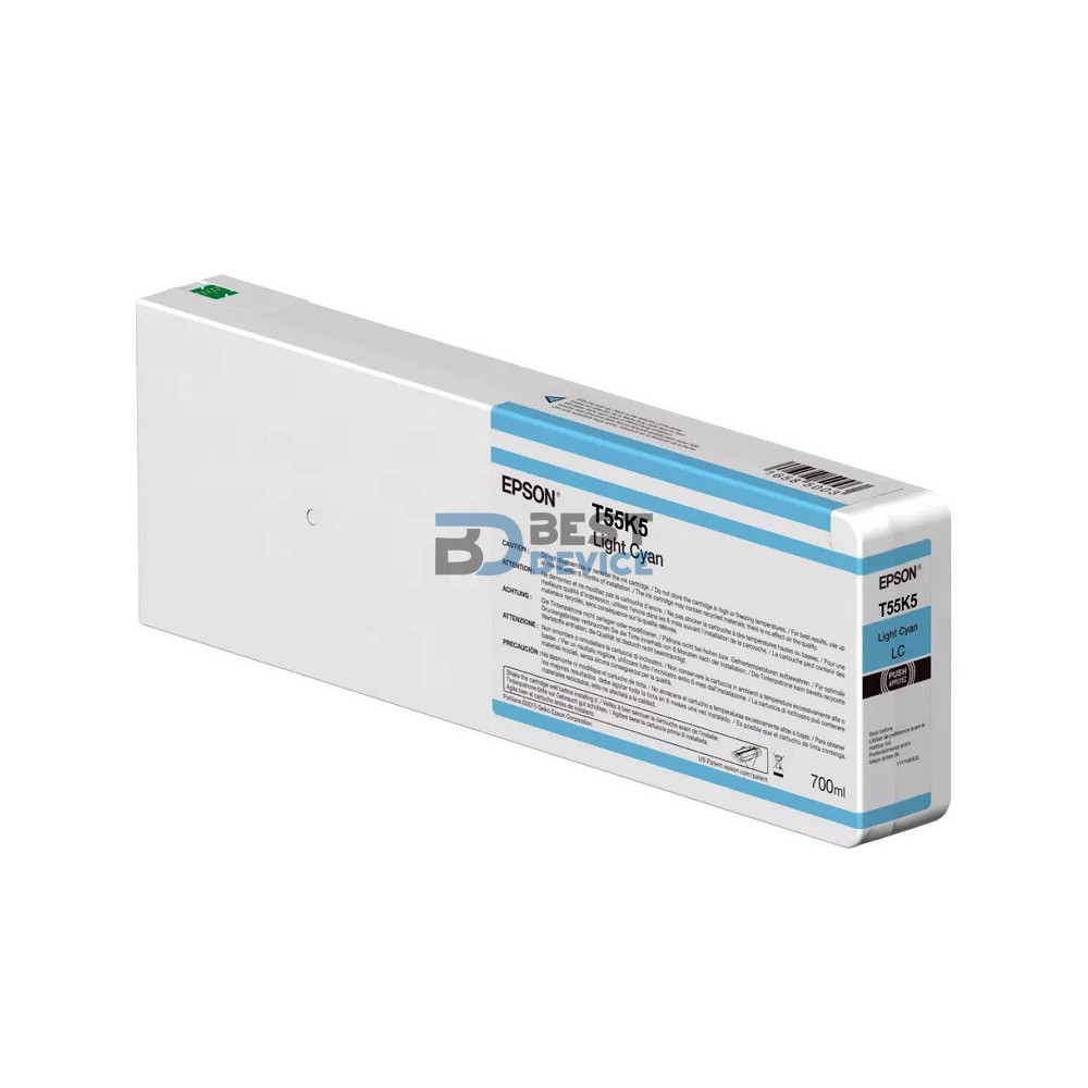 TINTA EPSON P9000 T55K500 CYAN CLARO ULTRACHROME 700