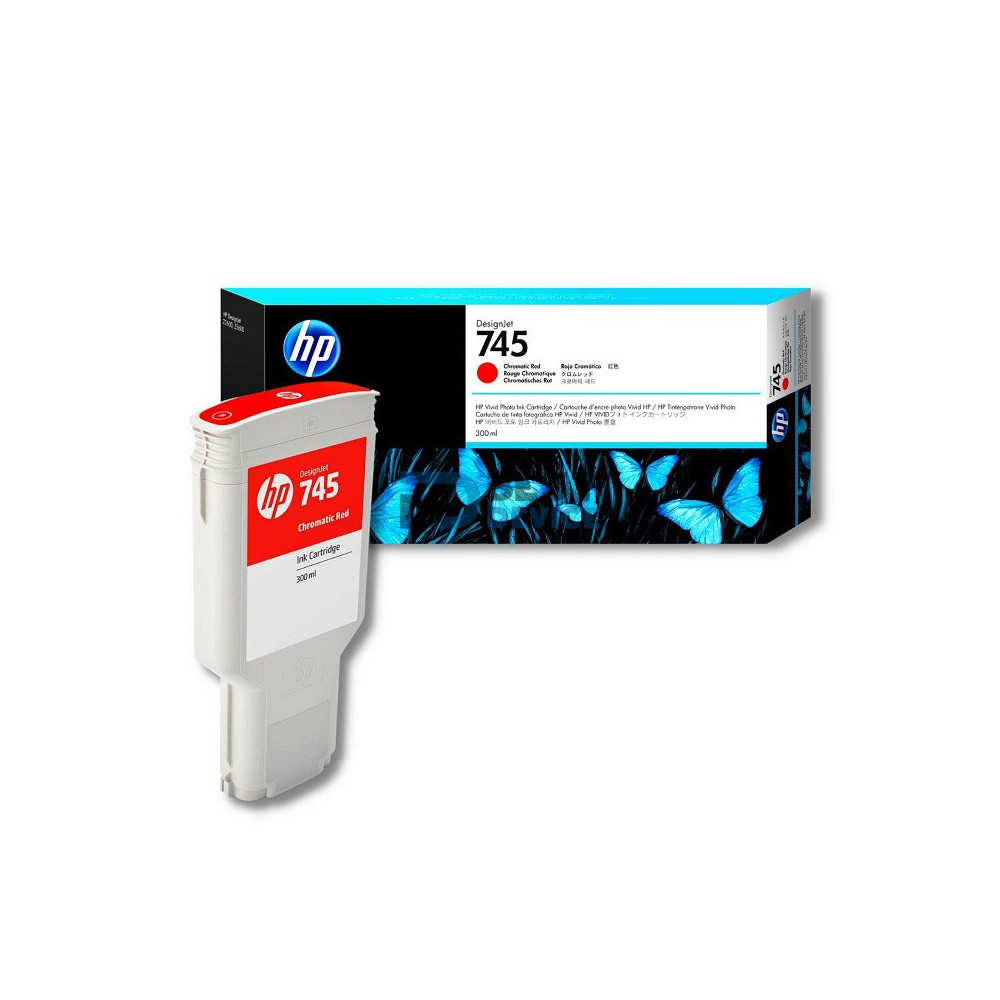 TINTA HP 745 F9K06A ROJO CROMATICA 300 ML