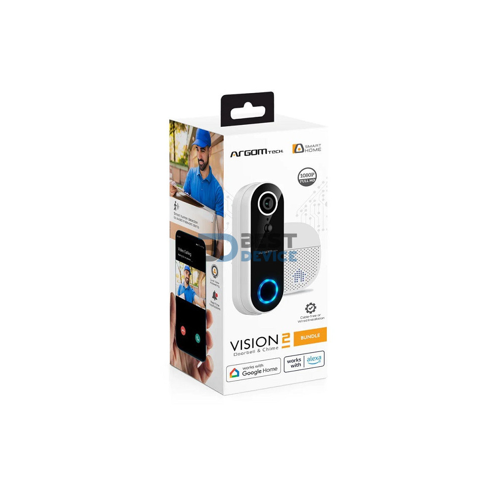 VIDEOPORTERO ARGOMTECH CON TIMBRE INTELIENTE ARG-SV-8002WT