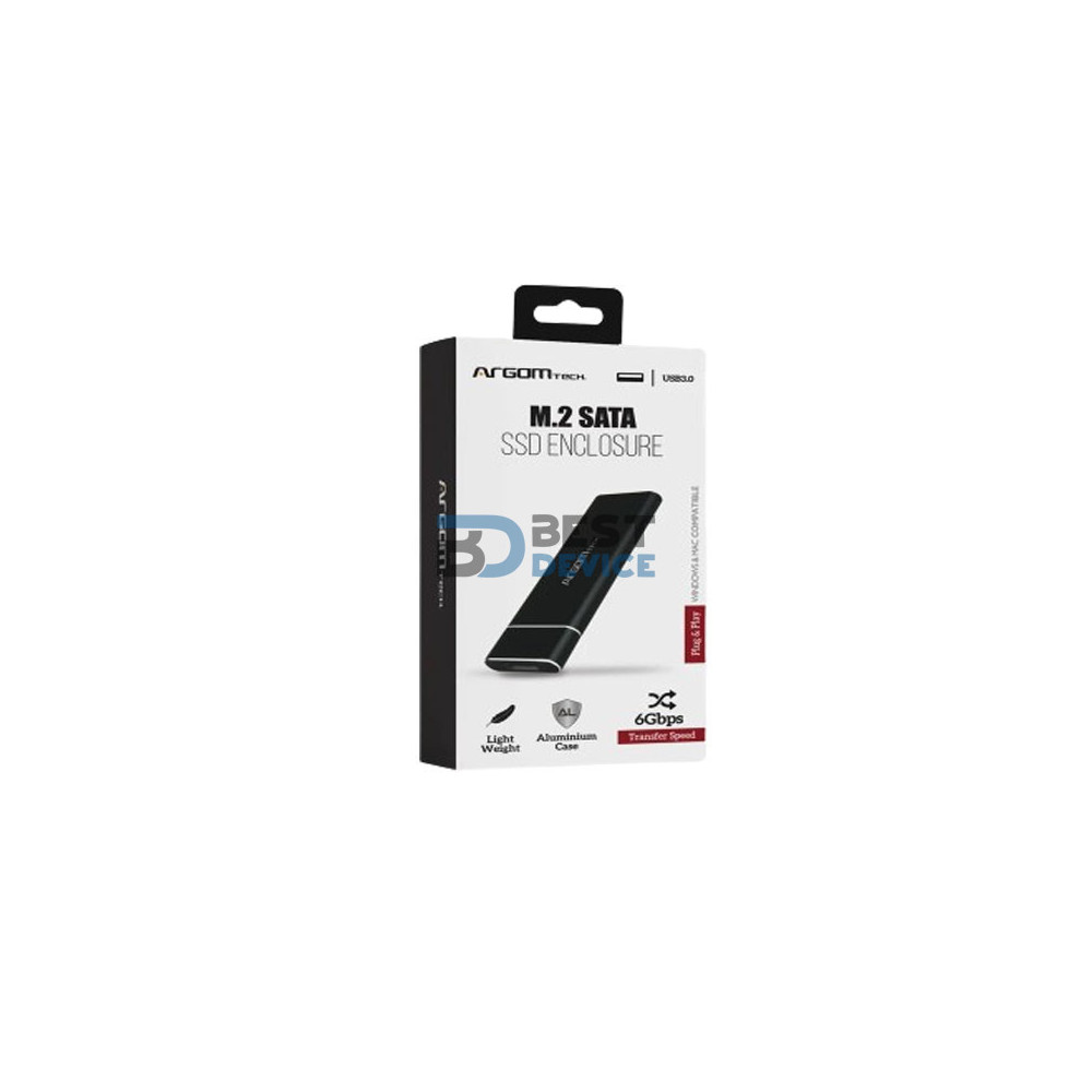 GAVETA PARA HDD SSD ARGOMTECH ARG-AC-1036 USB 3.0 M.2
