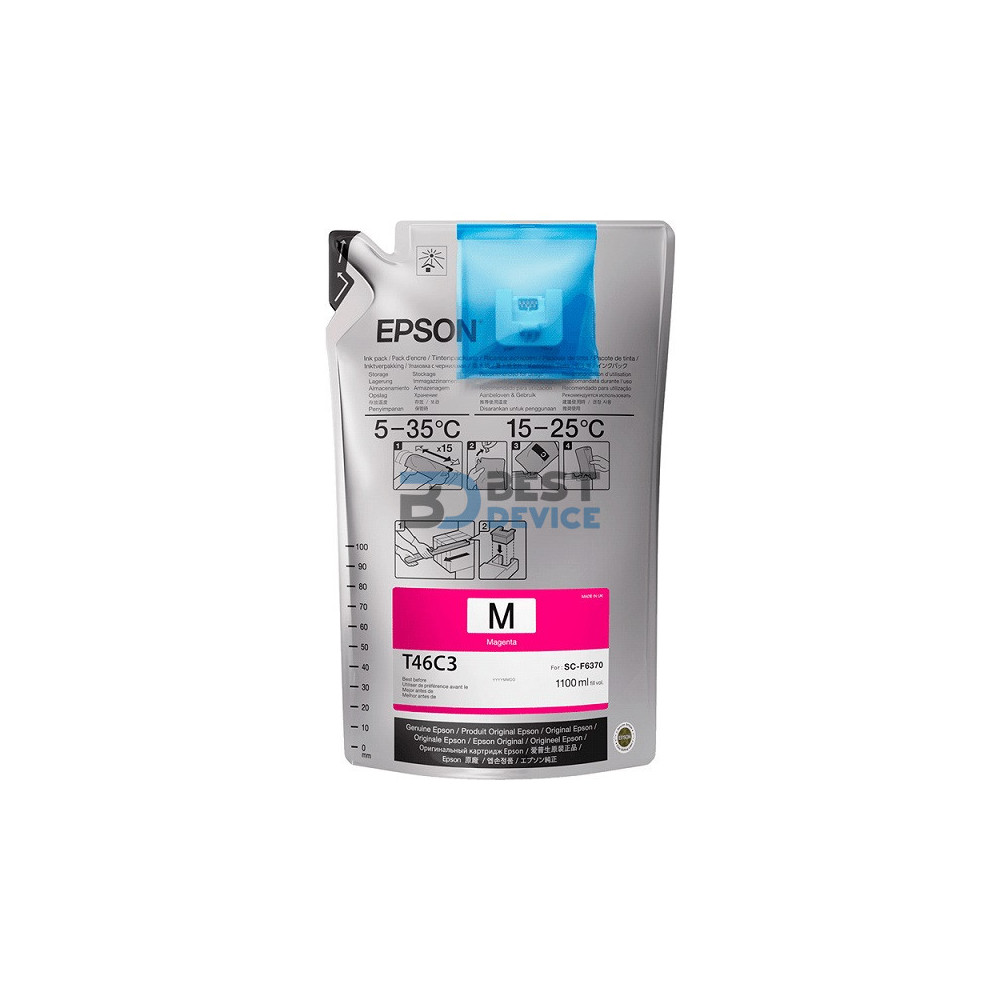 TINTA EPSON F6370 T46C320 MAGENTA ULTRACHROME