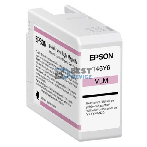 TINTA EPSON T46Y600 ULTRACHROME PRO 10 VIVID LIGHT MAGENTA 50 ML