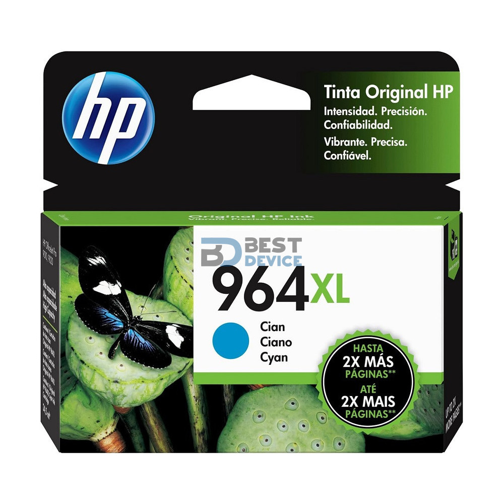 TINTA HP 3JA54AL 964XL CYAN (9010-9020)