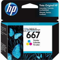 TINTA HP 3YM78AL 667 COLOR (2375/2775)