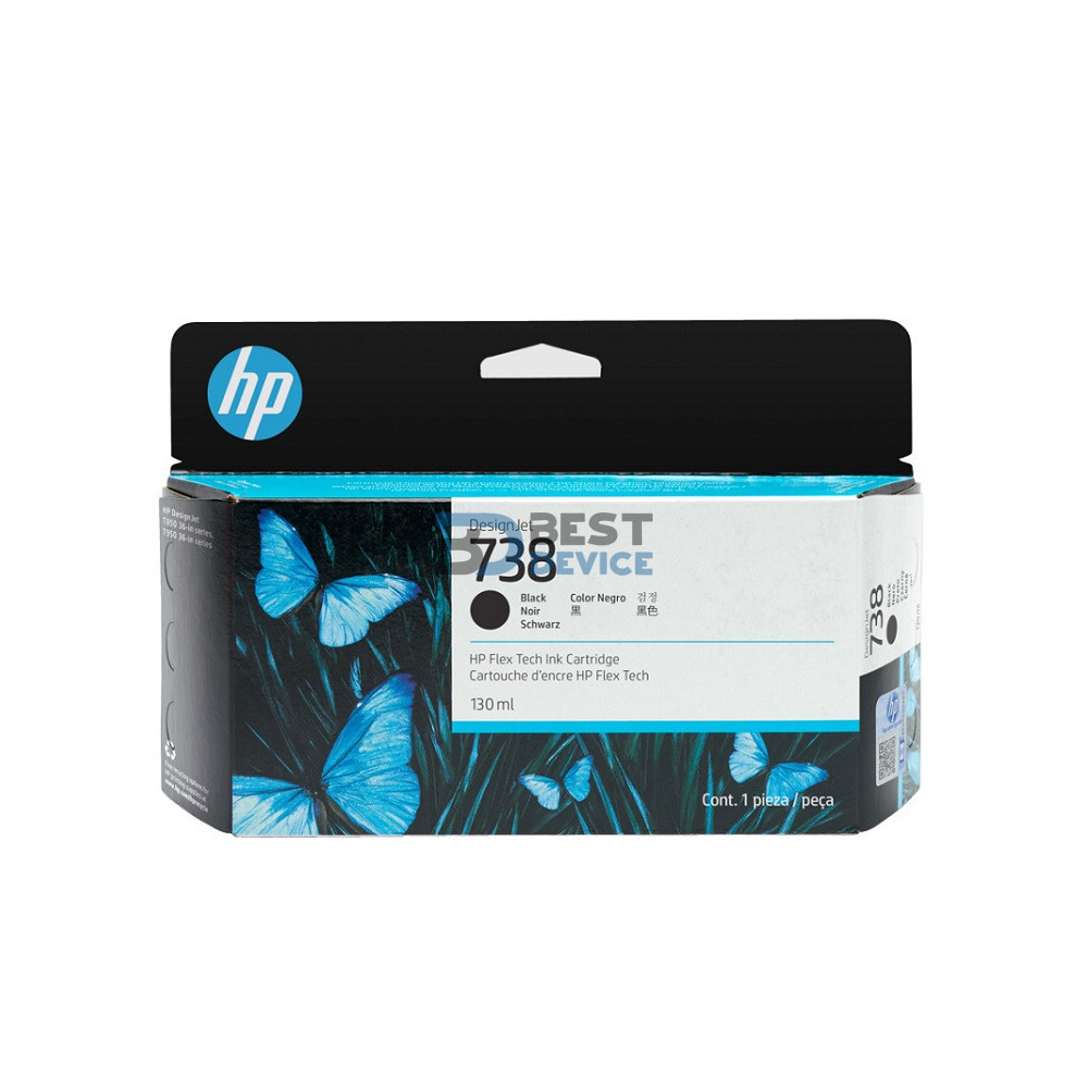 TINTA HP 498N4A 738 NEGRO 130ML TT850