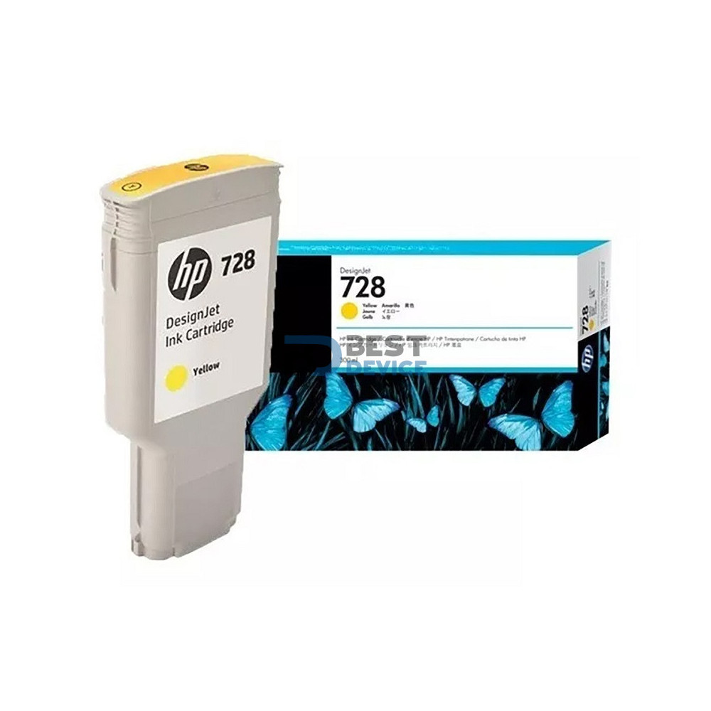 TINTA HP 728 F9K15A 300ML YELLOW
