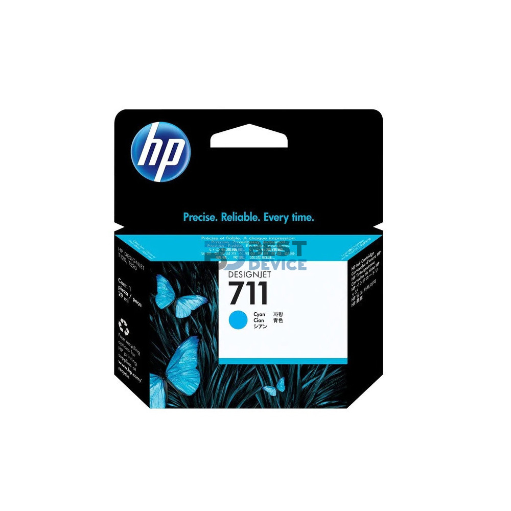 TINTA HP CZ130A 711 CYAN T120/T520
