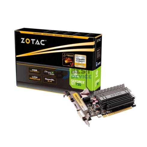 TARJETA GRÁFICA ZOTAC GT730 4GB/DDR3/64bit 902/1600 MHZ