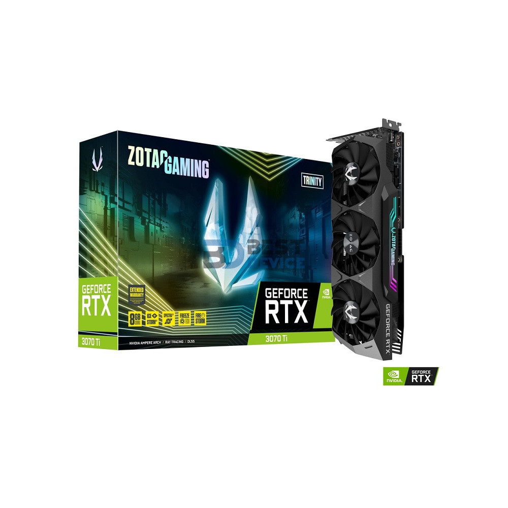 TARJETA GRÁFICA ZOTAC RTX3070TI TRINITY 8GB GDDR6X 256BIT