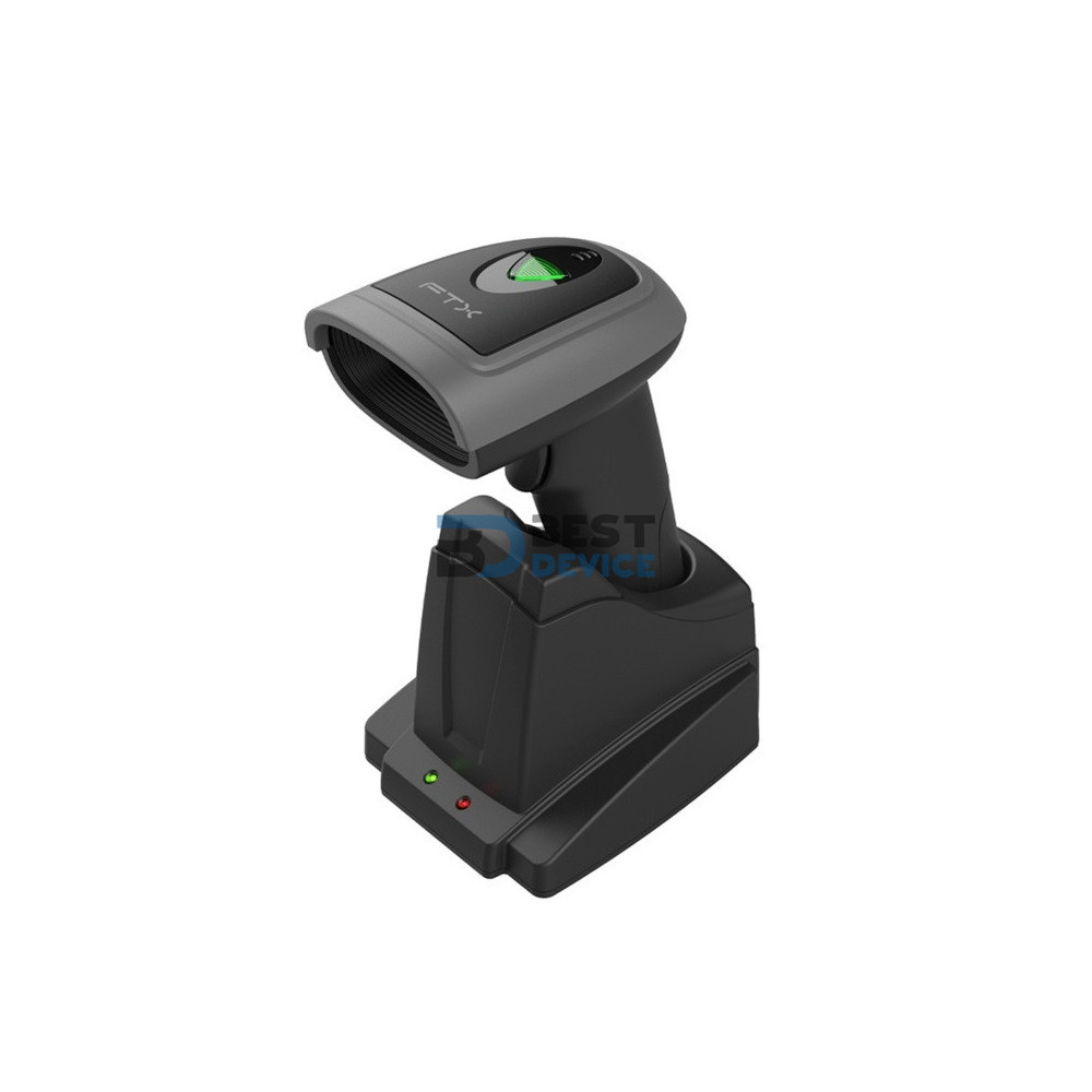 LECTOR DE CODIGOS DE BARRA FTX LC123BH5 2D IMAGER WIR BT C/BASE MANUAL/AUTO/NEGRO