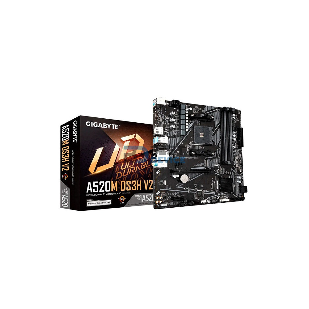 PLACA MADRE GIGABYTE AM4 A520M DS3H V2 S/R/HDMI/DP/M2/DDR4/USB3.2/MATX