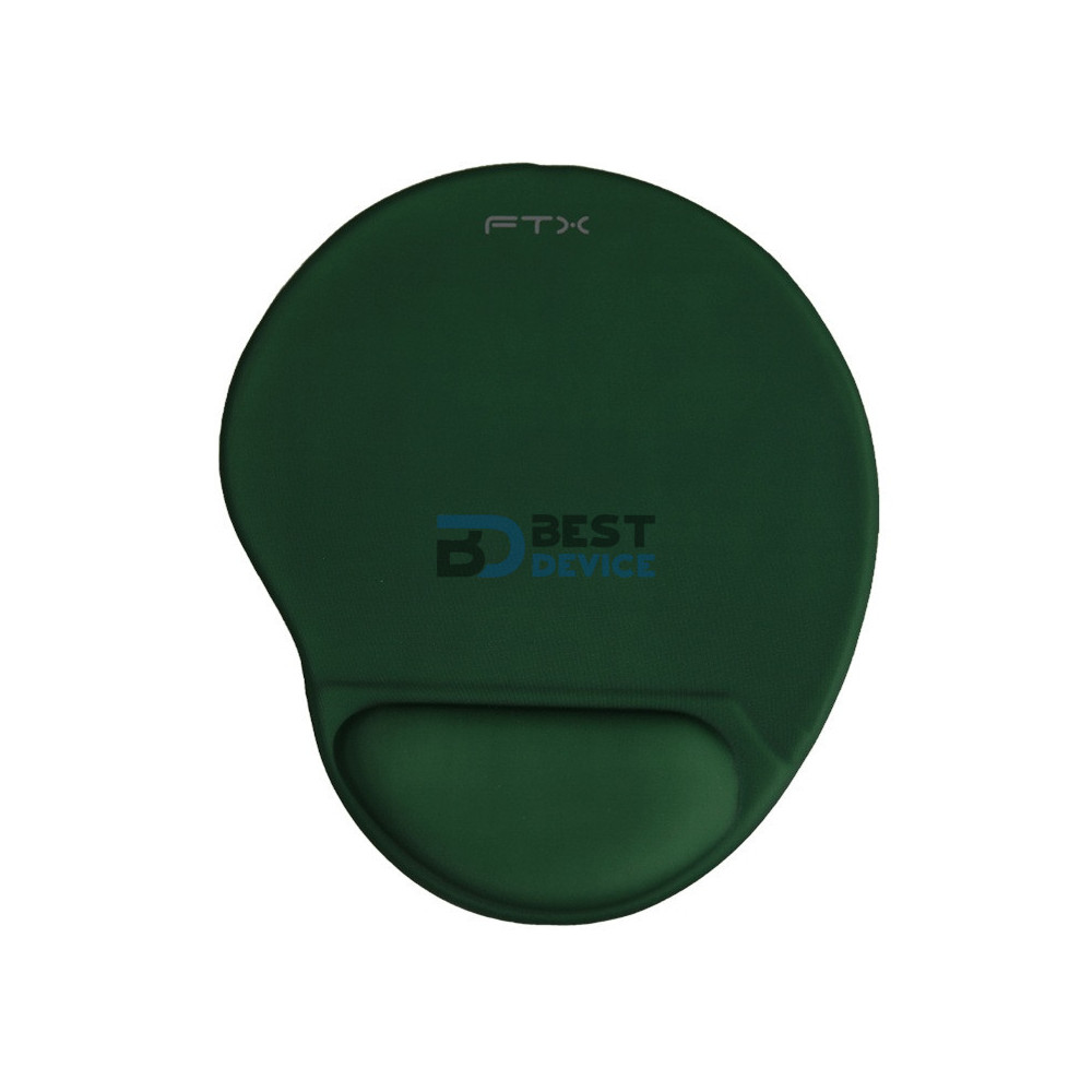 MOUSE PAD FTX FTXMPG01-GR C/APOYO GEL VERDE 124320