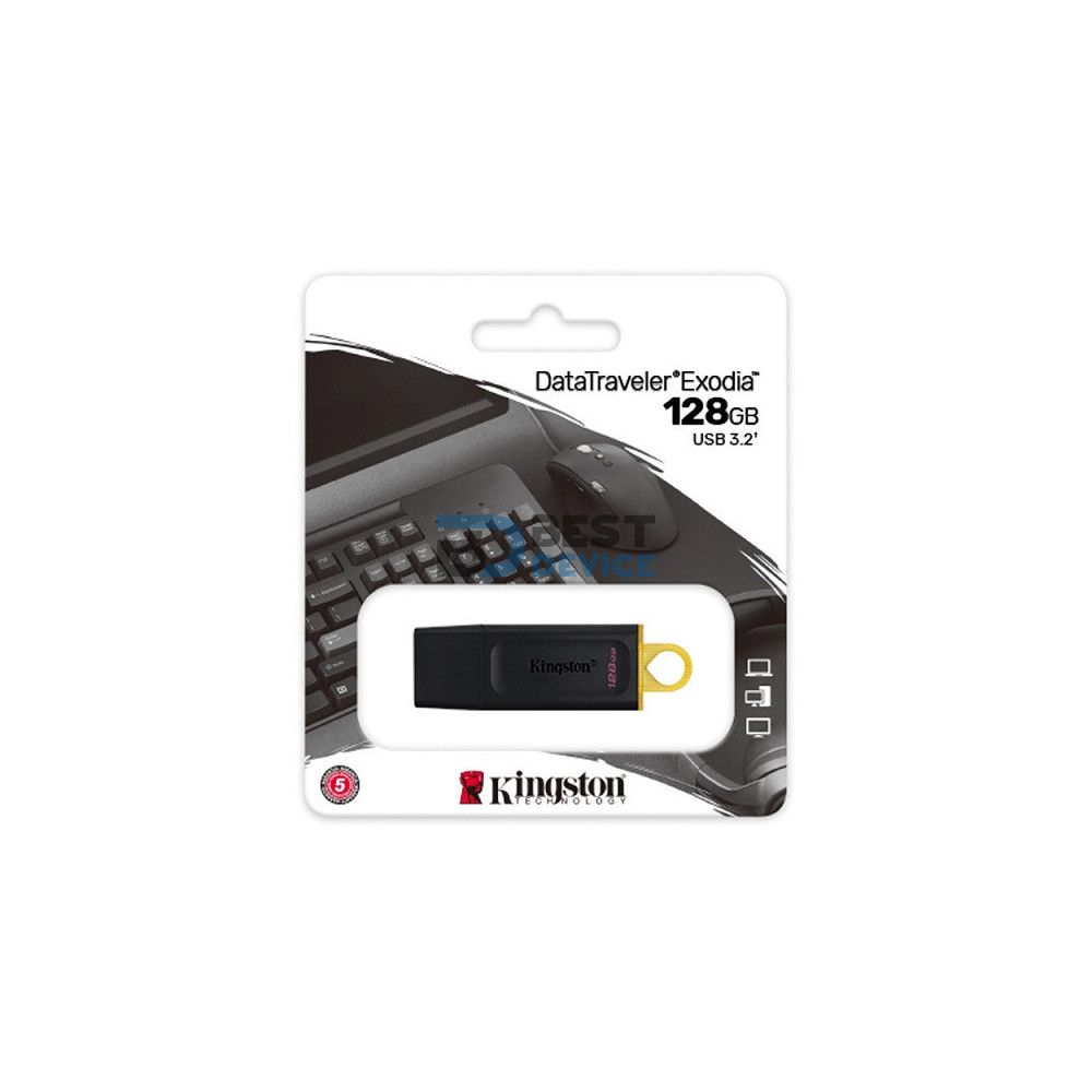 PENDRIVE KINGSTON 128GB DTX/128GB USB-A DATATRAVELER EXODIA 3.2