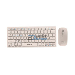 TECLADO+MOUSE WIR FTXGK03S ESP/GOLD 106036