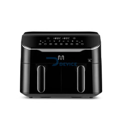 FREIDORA SIN ACEITE MULTI CON 2 GAVETAS 8L GO219USA NEGRO