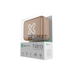 PARLANTE KLIP XTREME 6W KBS-025BG NITRO BT/BAT/IPX7/TWS/BEIGE