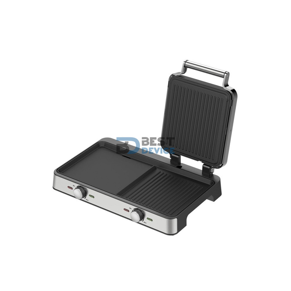 PARRILLA GRILL ELECTRICA 2 EN 1 FTX EG2-718 2100W