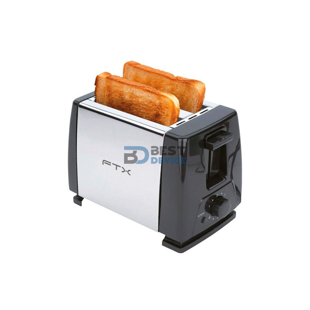 TOSTADORA FTX TSR2-75 750W 2 RANURAS/NEGRO/INOXIDABLE 130833