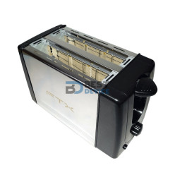 TOSTADORA FTX TSR2-75 750W 2 RANURAS/NEGRO/INOXIDABLE 130833