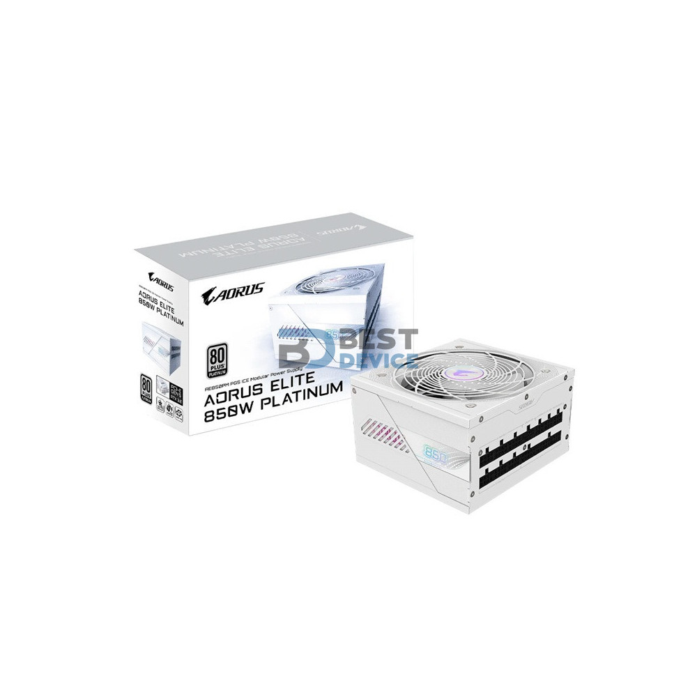 FUENTE AORUS ELITE 850W 80 PLUS PLATINUM FULL MODULAR GP-AE850PM PG5 ICE