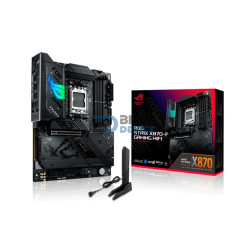 PLACA MADRE ASUS X870-F GAMING WIFI ROG STRIX AM5 DDR5/S/R/HDMI/DP/4M2/USB4/ATX