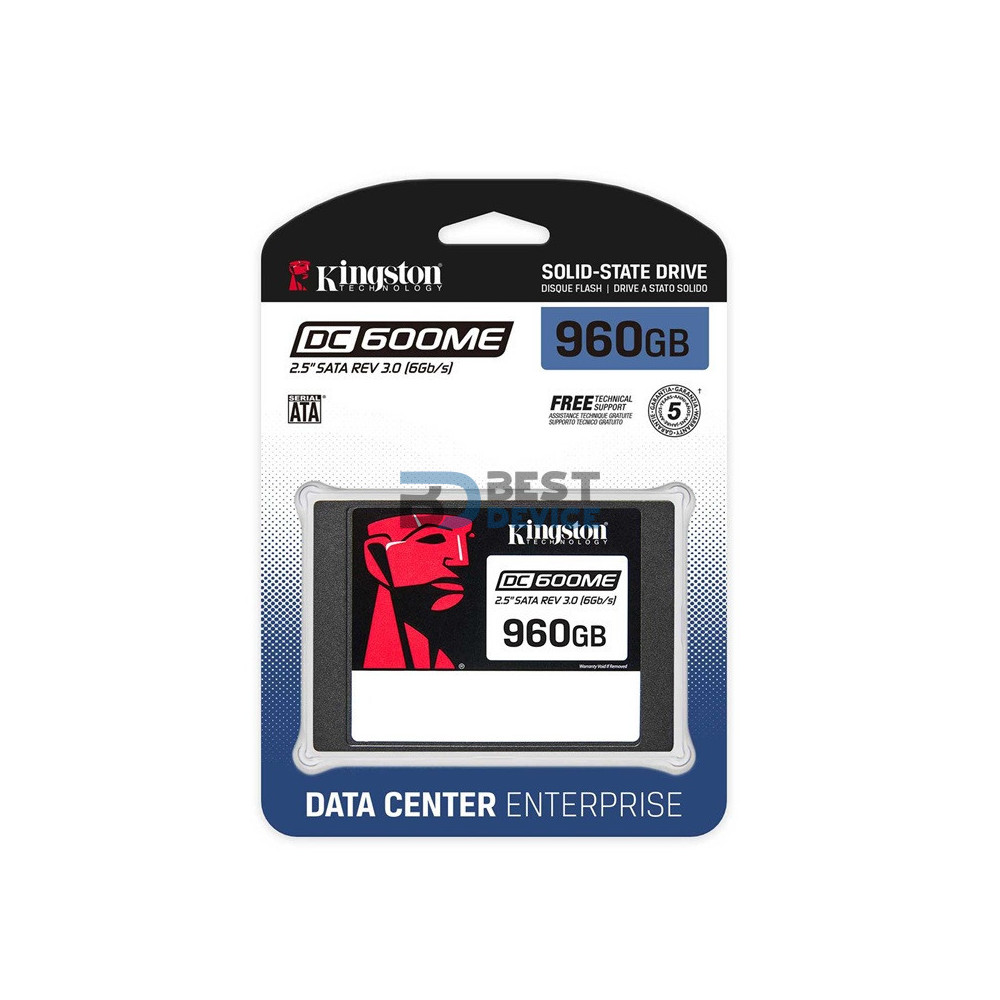 SSD KINGSTON 960GB SEDC600ME/960GB 2.5 SATA3 PARA SERVIDORES