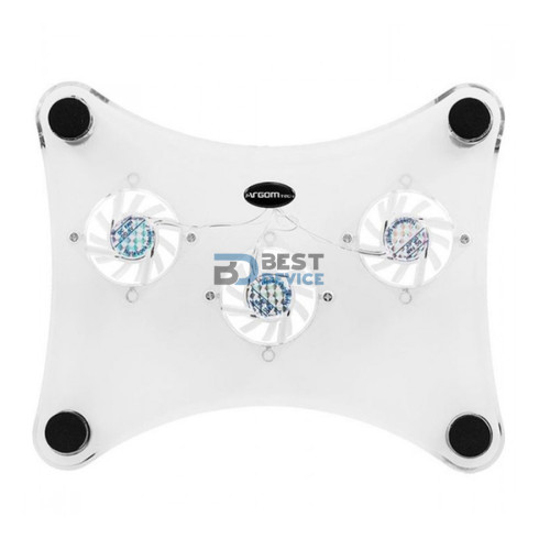 COOLING PAD PARA NOTEBOOK ARGOMTECH ARG-CF-0639 CON 3 VENTILADORES