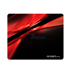 MOUSE PAD ARGOMTECH ARG-AC-1235RD 8.5X10"NEGRO/ROJ