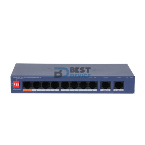 SWITCH DAHUA CS4010-8ET2GT-60 8PTOS PoE