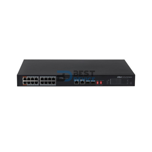 SWITCH DAHUA PFS3218-16ET 16 PTOS PoE