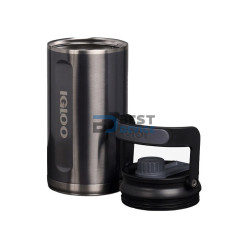 BOTELLA IGLOO 1.9L SSTL CHUG BTL NEGRO C/MANIJA 4P 71099