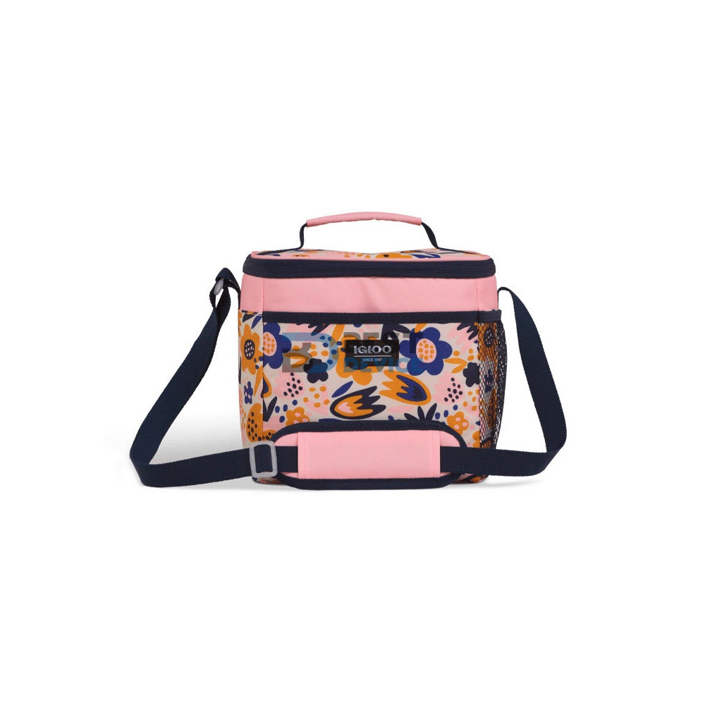 BOLSA TÉRMICA IGLOO 9 LATAS KIDS SQUARE LUNCH FLOREADO 64301