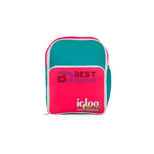MOCHILA TÉRMICA IGLOO 12 LATAS RETRO JADE 63073