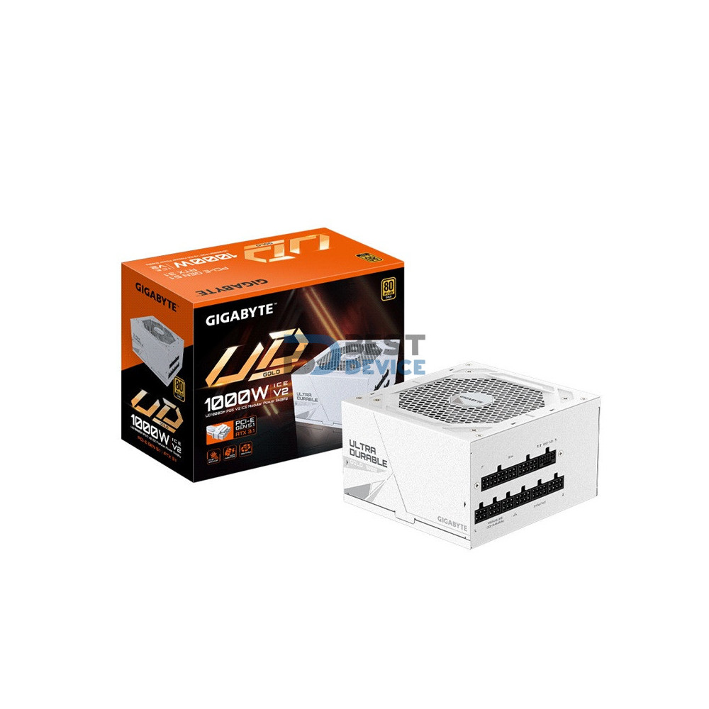 FUENTE GIGABYTE 1000W 80PLUS GOLD FULL MODULAR GP-UD1000GM PG5 ICE