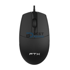 MOUSE FTX M39 1200DPI/3 BOT/USB/NEGRO